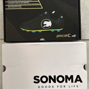 Puma Procat Soccer Cleats sz4 Sonoma dress shoes Black sz4 Adidas Sock Guard M